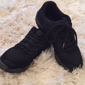 Kids Black Capezio Dance Sneakers